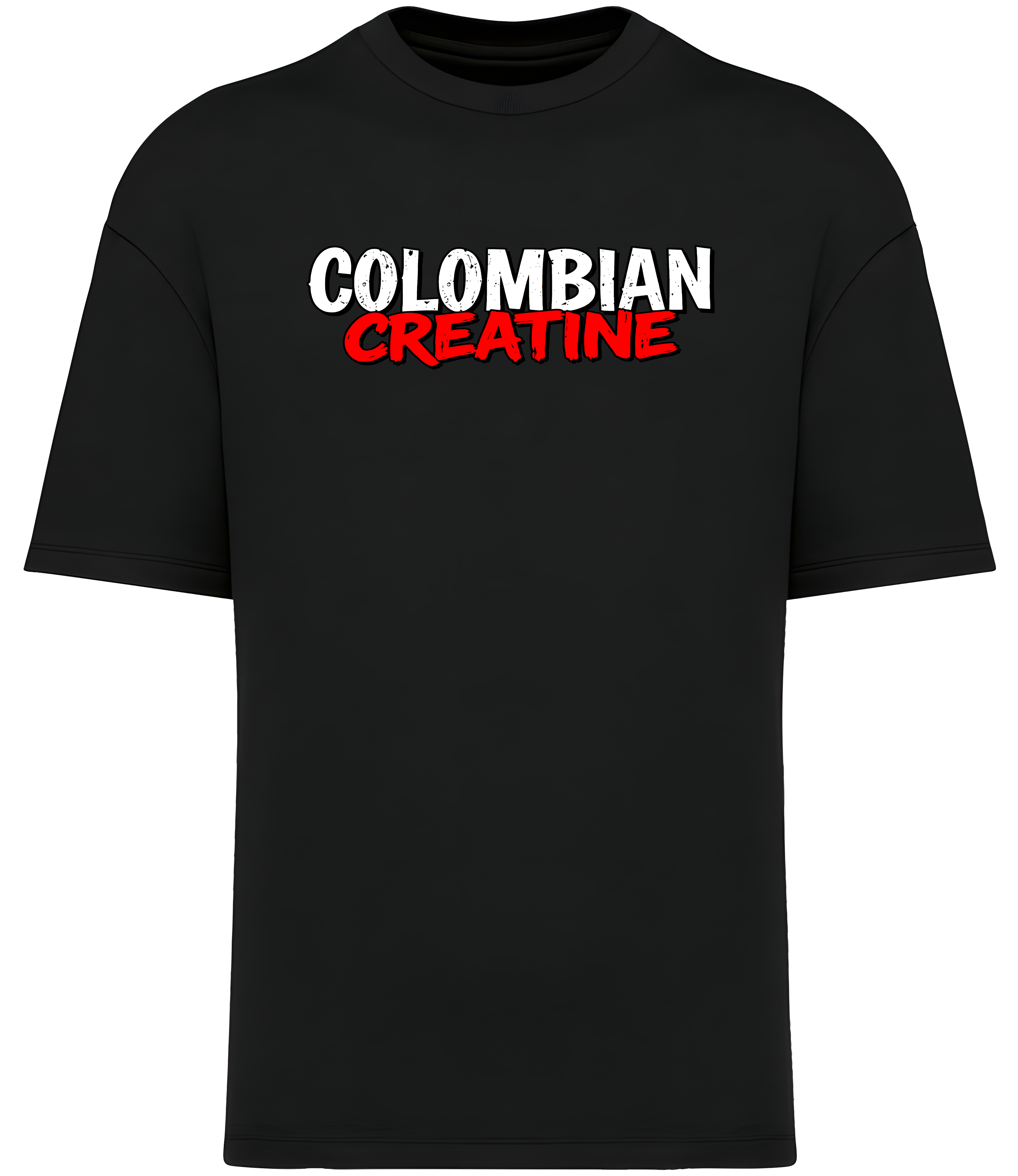 „Two-Tone Distressed” – High-Contrast Drop, Premium Vintage Comfort T-Shirt 300GSM