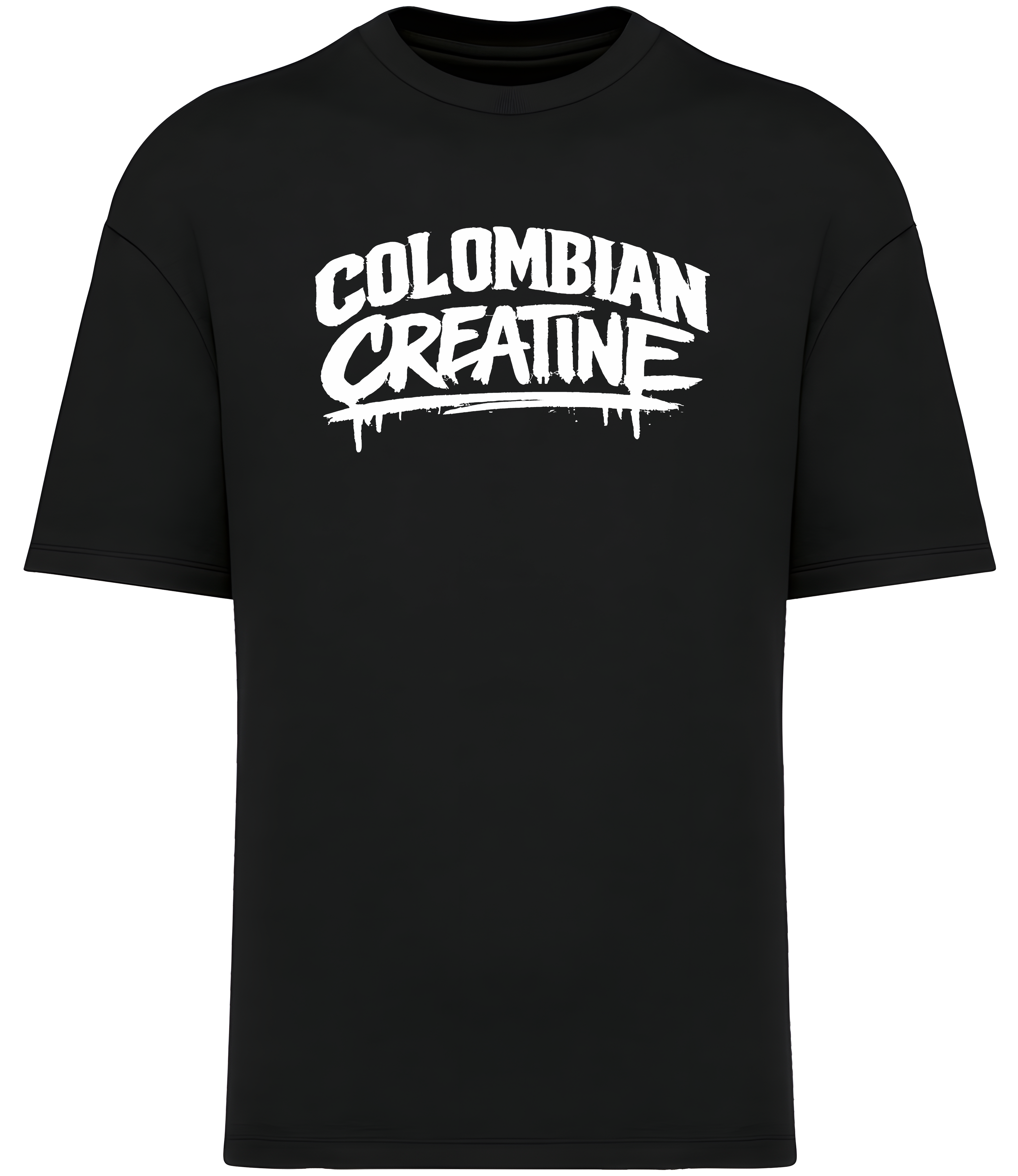 „Arch Drip” – Collegiate Graffiti Drop, Premium Vintage Comfort T-Shirt 300GSM