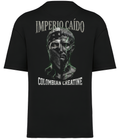 Imperio Caído premium heavyweight tee 300GSM by Colombian Creatine – organic cotton oversized streetwear, back