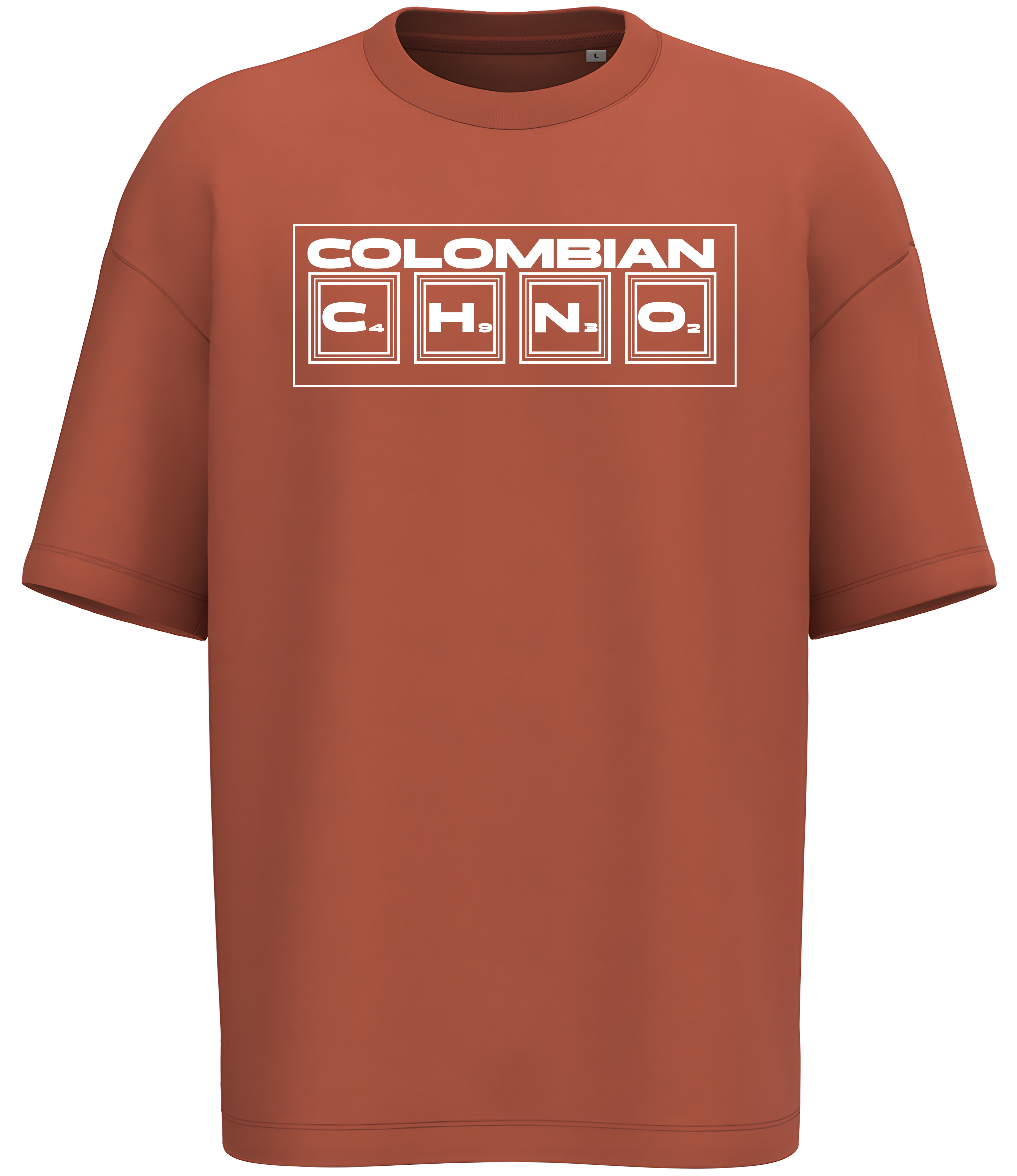 „Chemical Formula” – Element Box Drop, Premium Vintage Comfort T-Shirt 300GSM