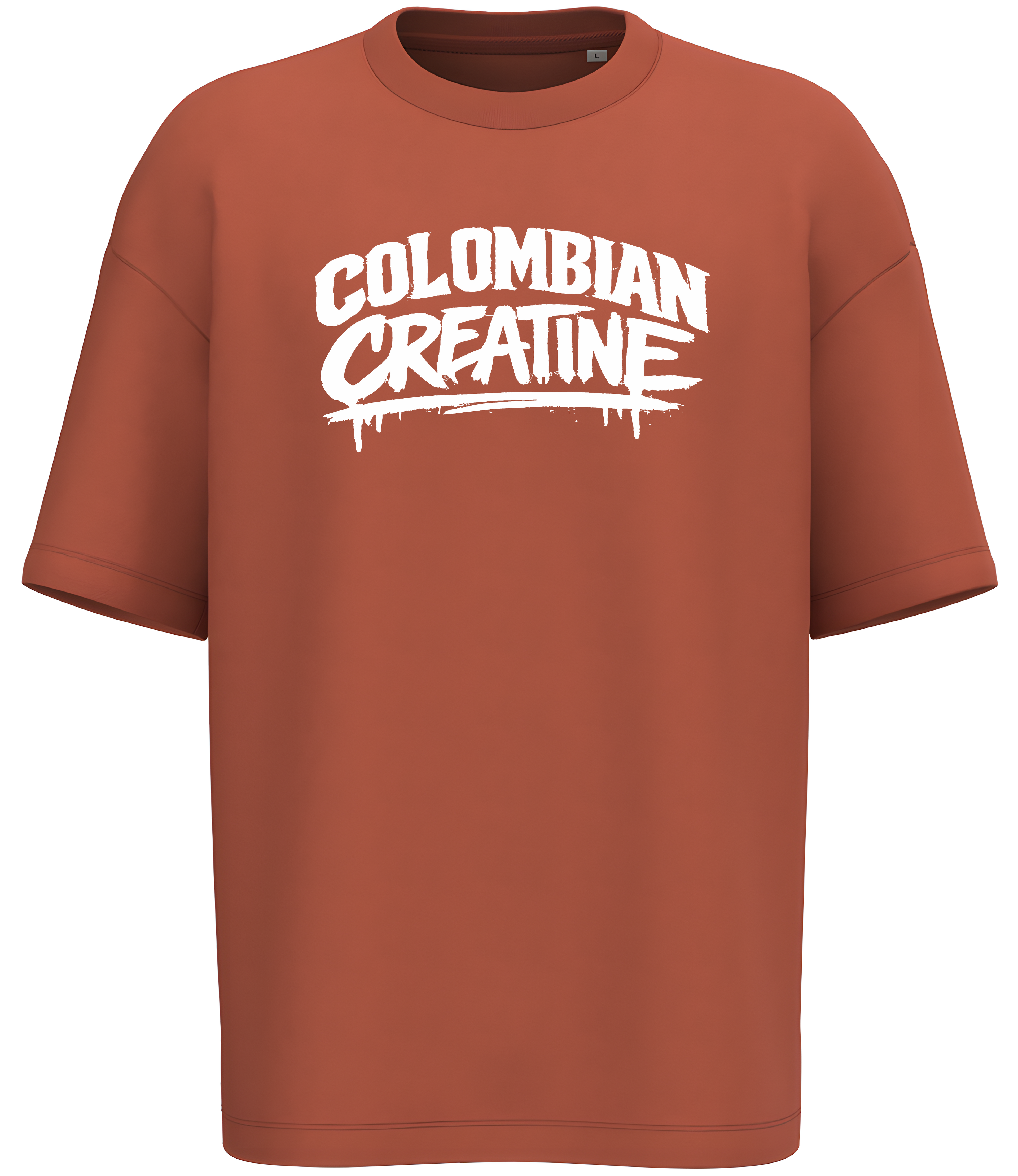 „Arch Drip” – Collegiate Graffiti Drop, Premium Vintage Comfort T-Shirt 300GSM