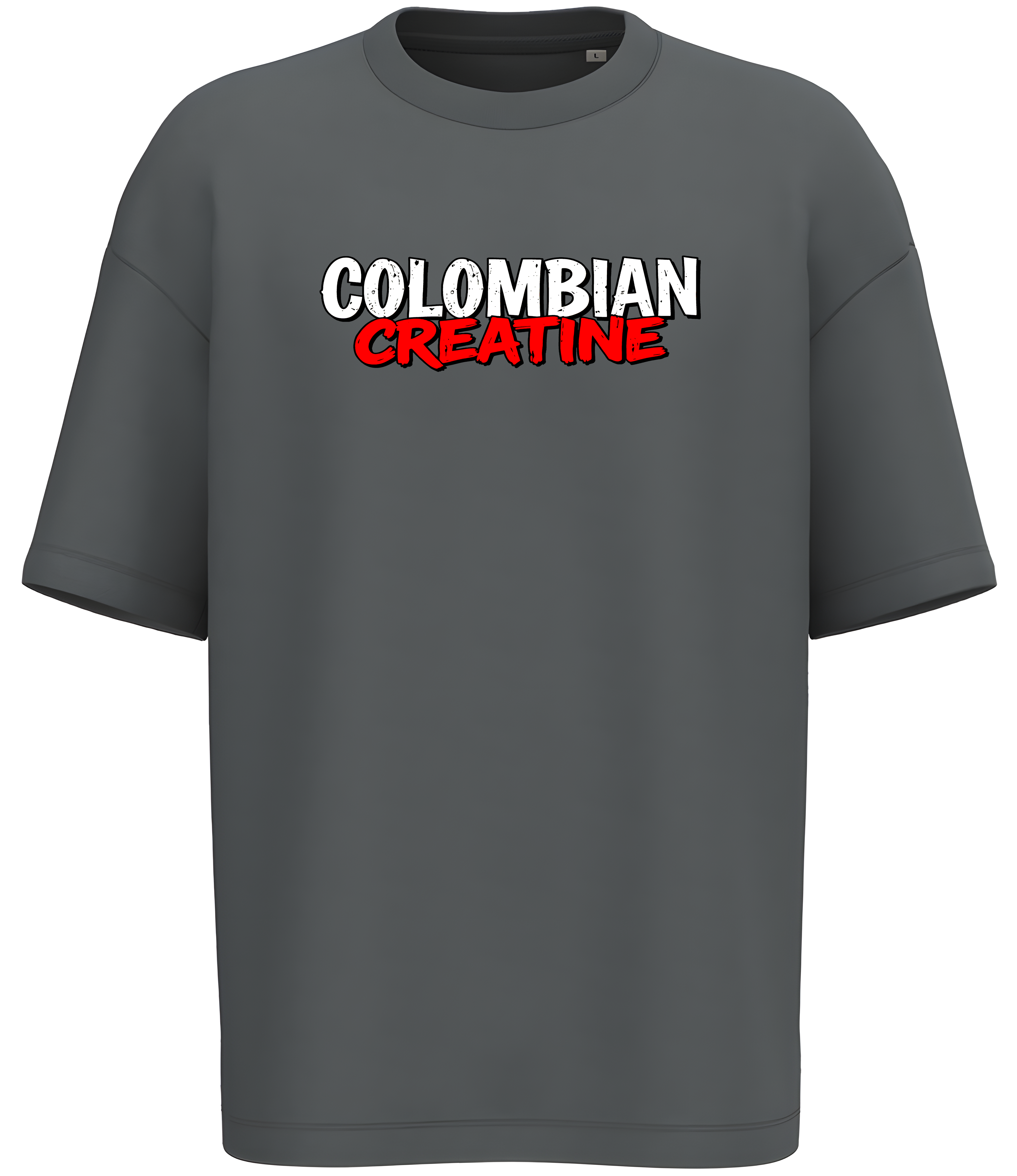 „Two-Tone Distressed” – High-Contrast Drop, Premium Vintage Comfort T-Shirt 300GSM