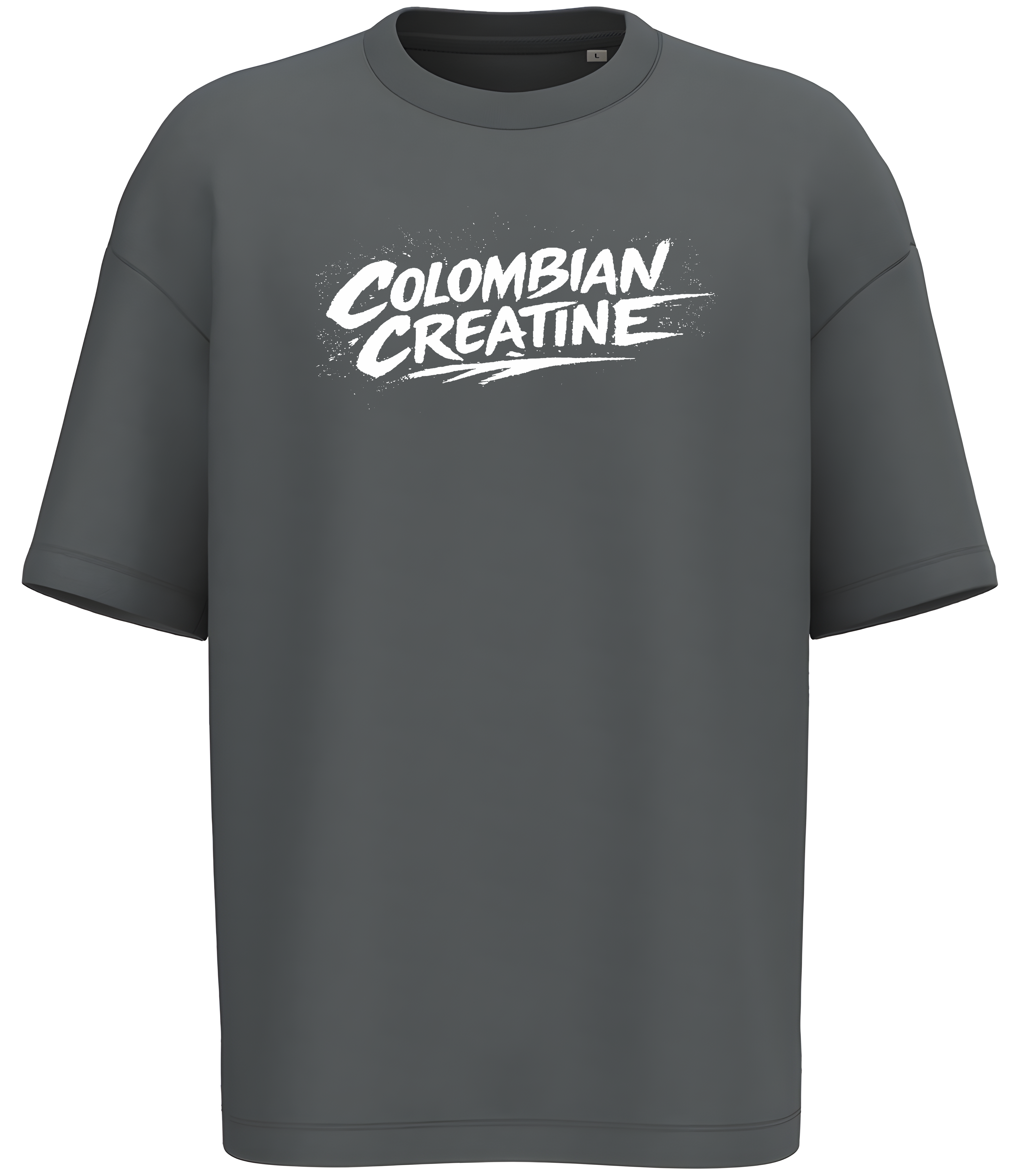 „Speed Scratch” – Dynamic Script Drop, Premium Vintage Comfort T-Shirt 300GSM