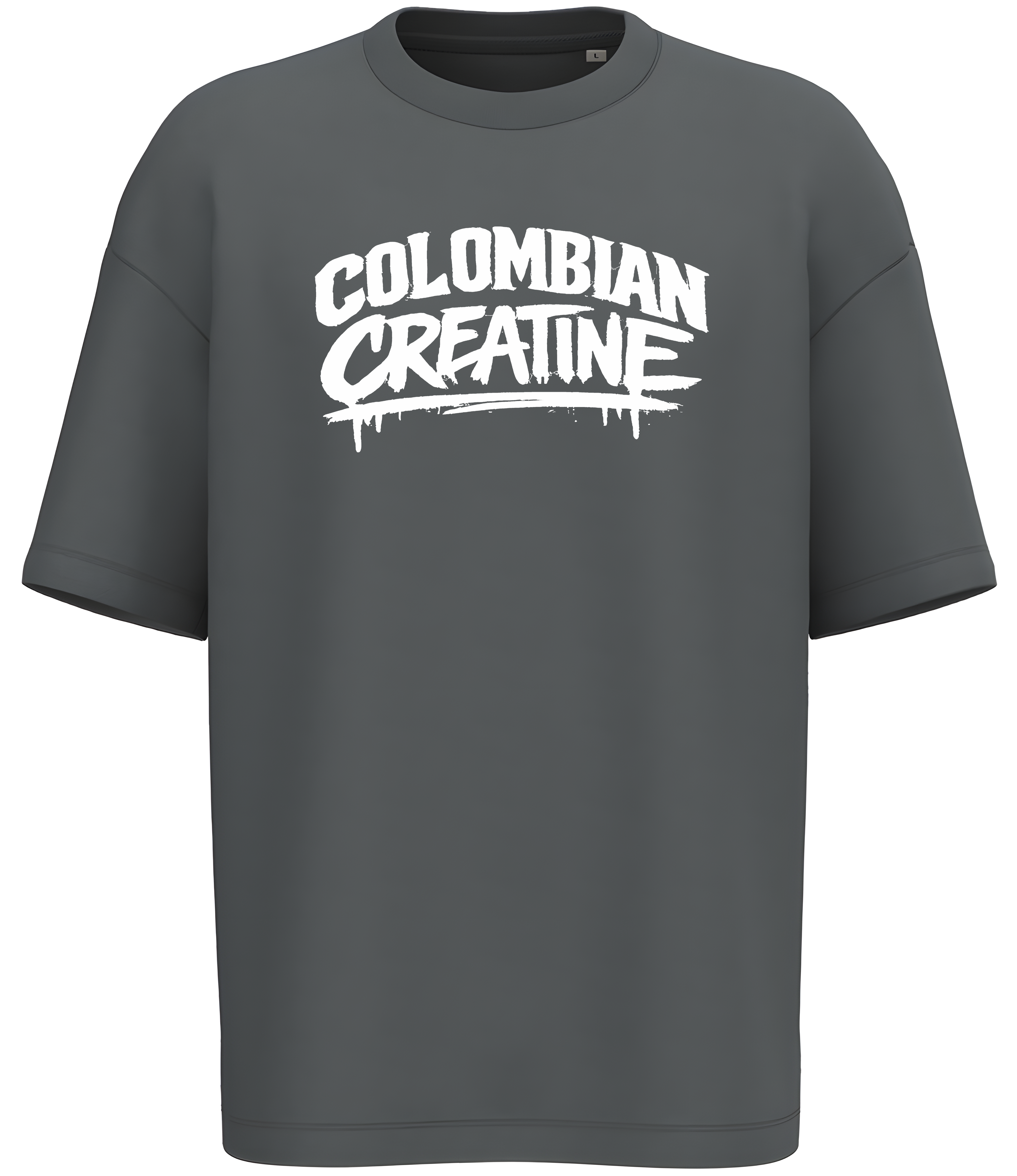 „Arch Drip” – Collegiate Graffiti Drop, Premium Vintage Comfort T-Shirt 300GSM