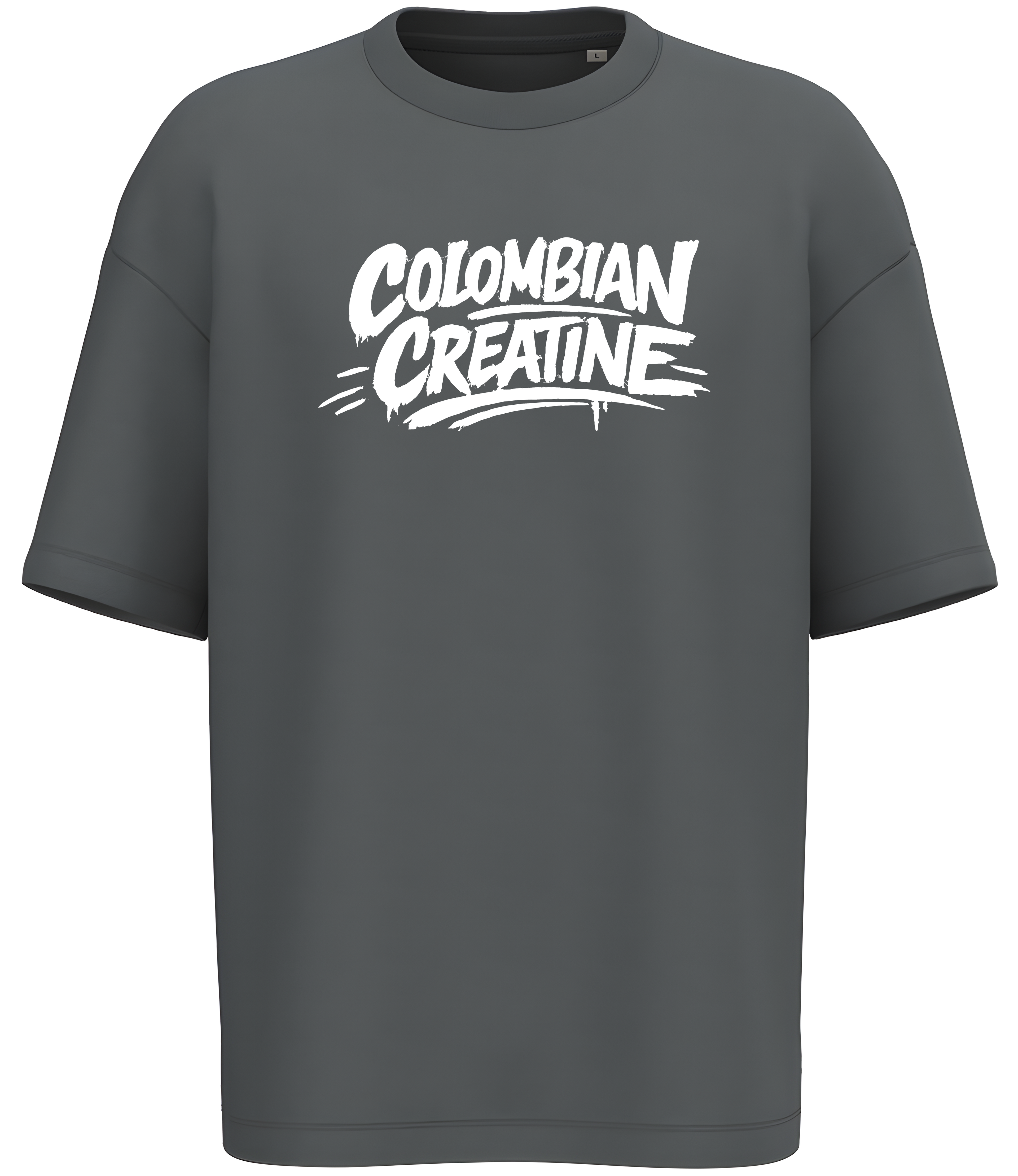 „Street Brush” – Tag Script Drop, Premium Vintage Comfort T-Shirt 300GSM