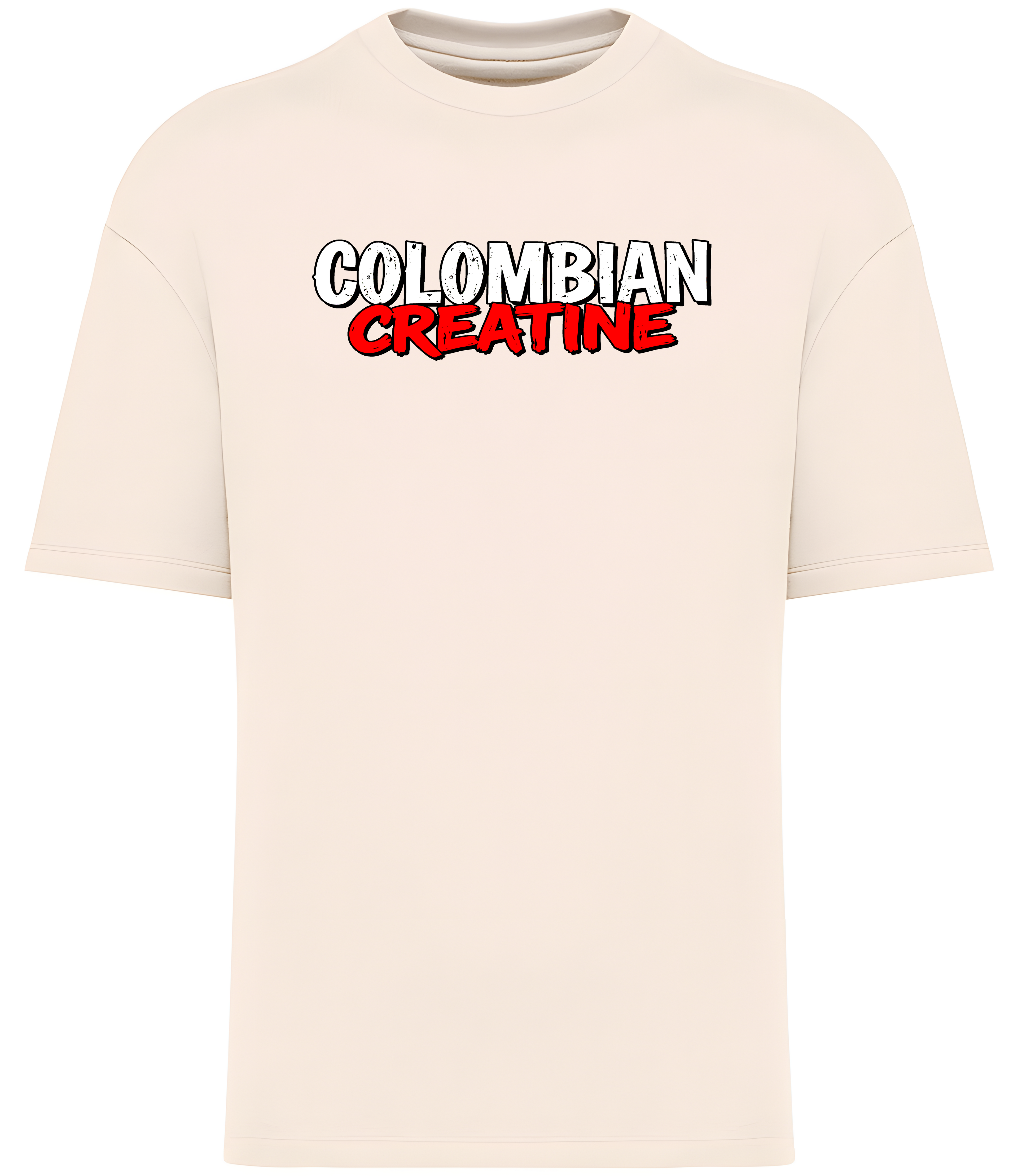 „Two-Tone Distressed” – High-Contrast Drop, Premium Vintage Comfort T-Shirt 300GSM