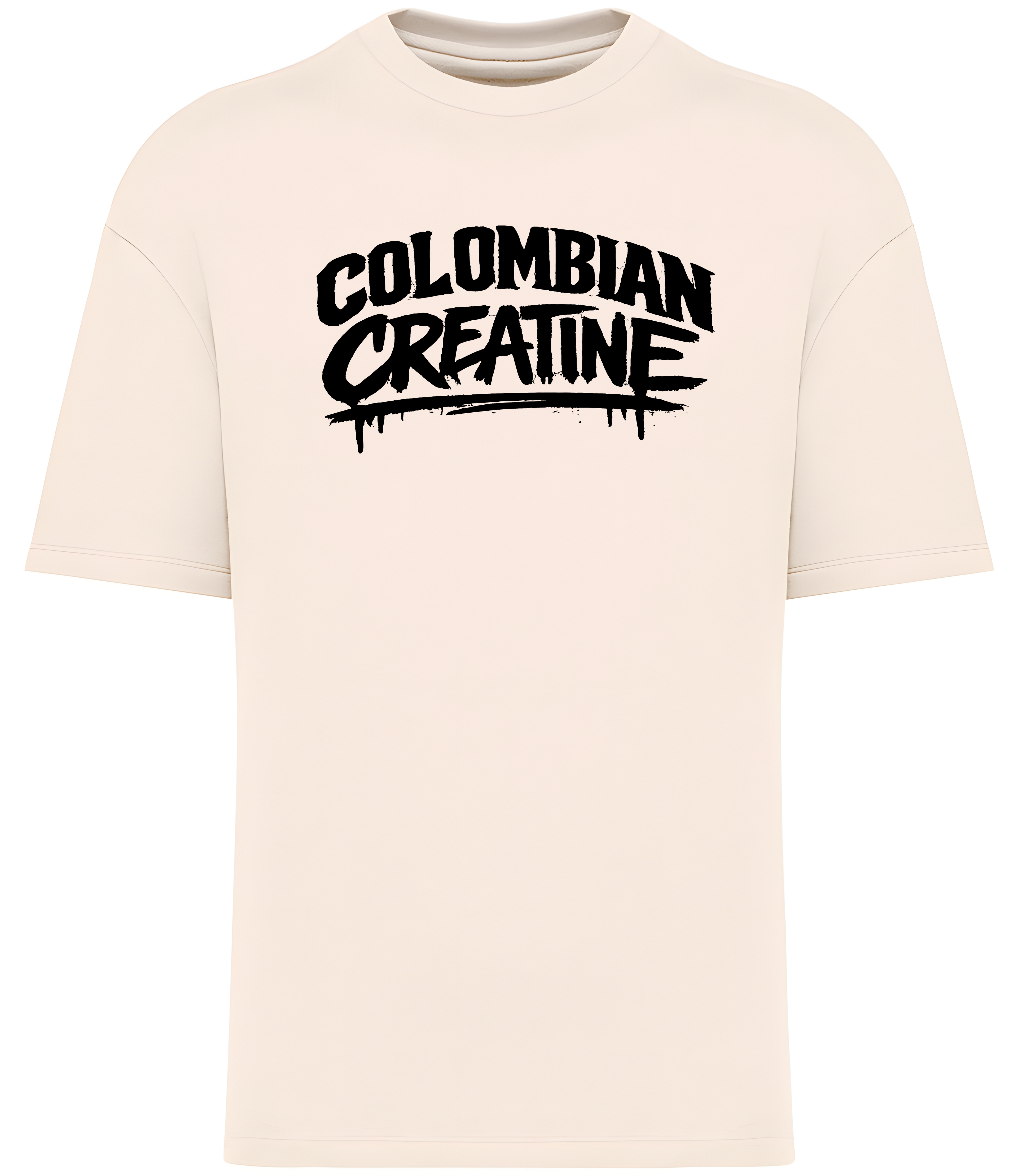„Arch Drip” – Collegiate Graffiti Drop, Premium Vintage Comfort T-Shirt 300GSM