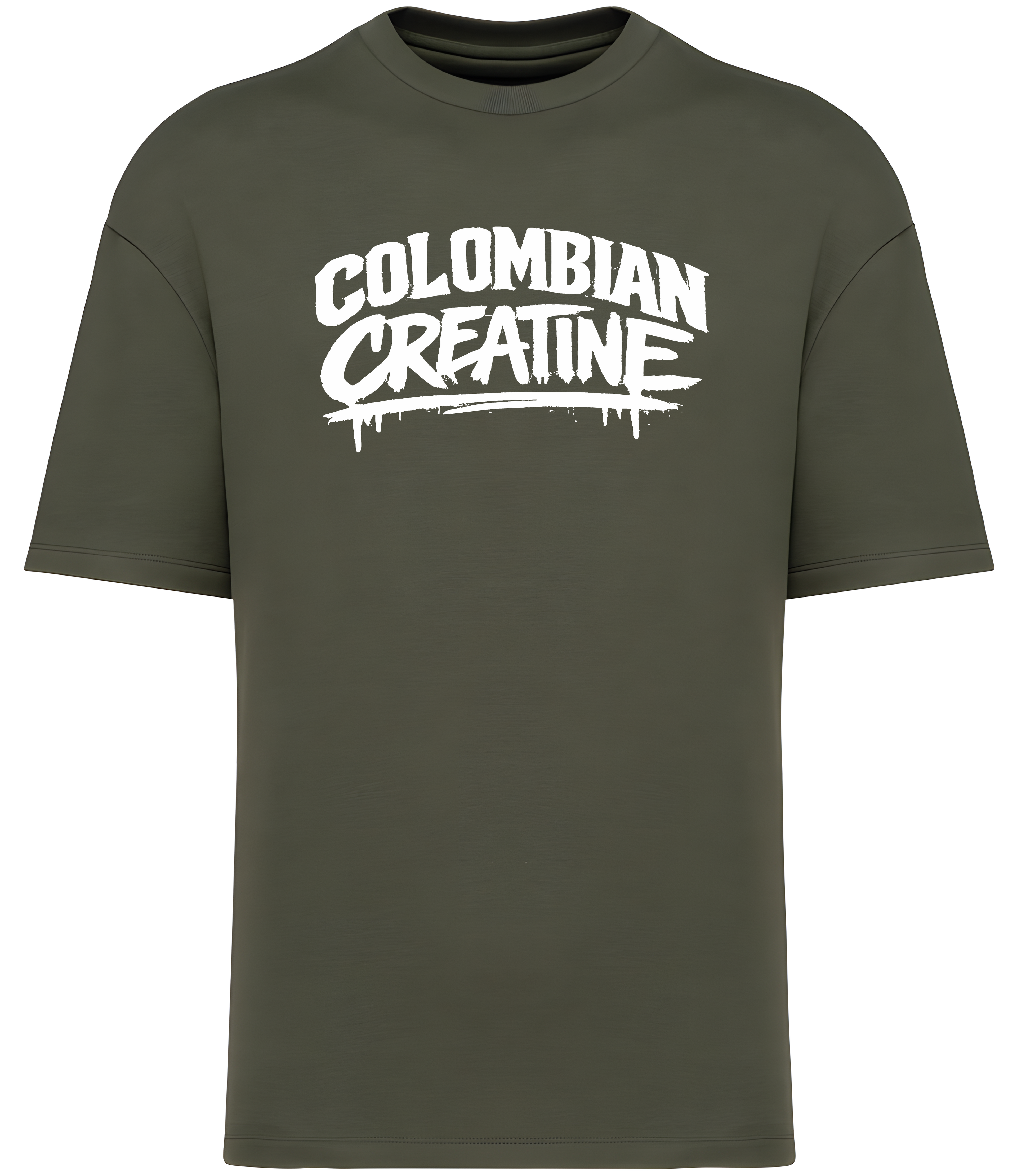 „Arch Drip” – Collegiate Graffiti Drop, Premium Vintage Comfort T-Shirt 300GSM