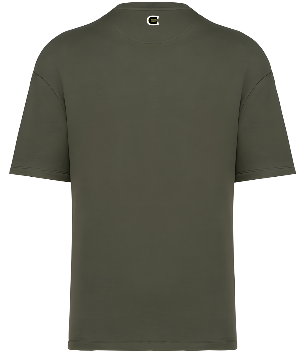„Arch Drip” – Collegiate Graffiti Drop, Premium Vintage Comfort T-Shirt 300GSM