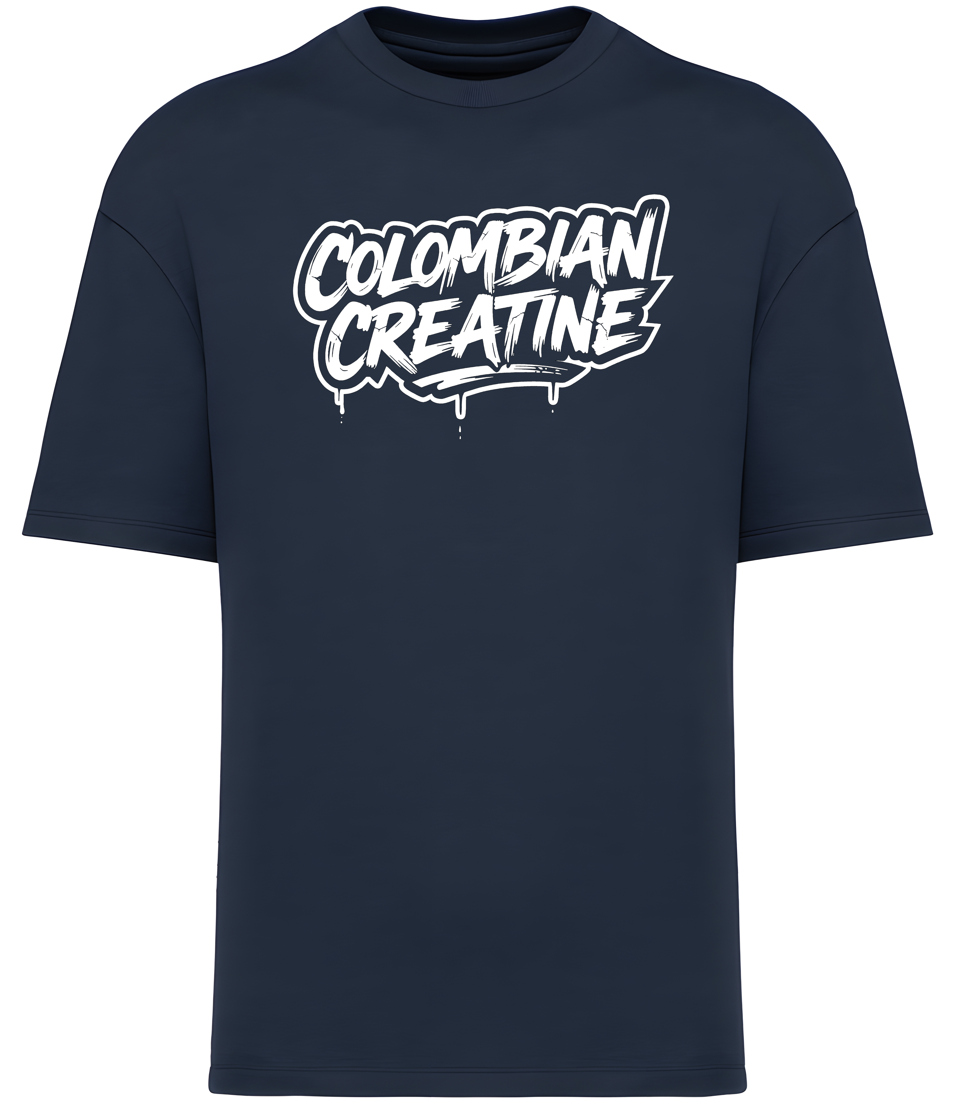 „Liquid Script” – Fluid Typography Drop, Premium Vintage Comfort T-Shirt 300GSM