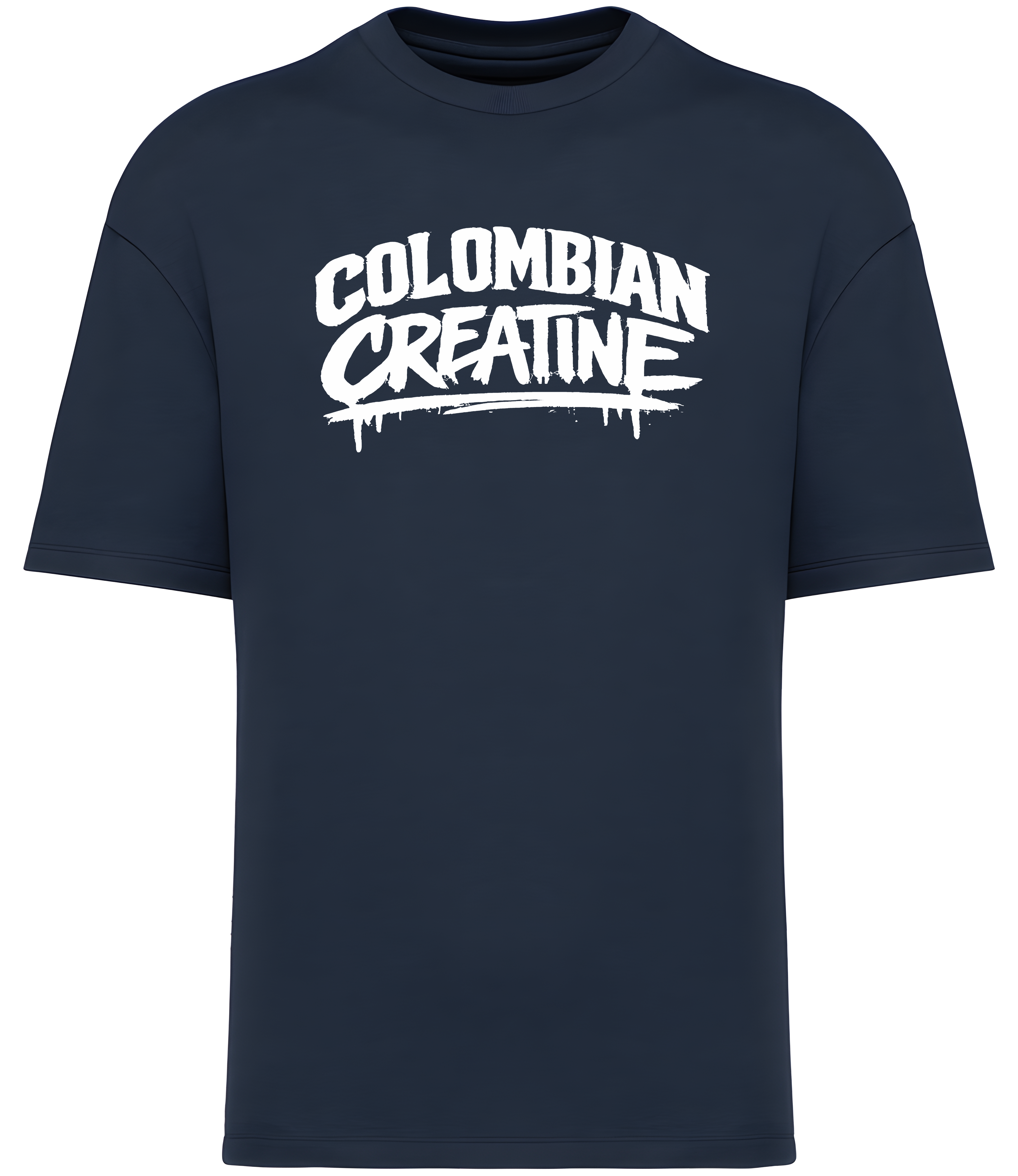 „Arch Drip” – Collegiate Graffiti Drop, Premium Vintage Comfort T-Shirt 300GSM