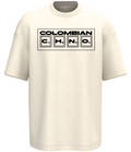 Chemical Formula premium vintage tee 300GSM by Colombian Creatine – garment-dyed oversized streetwear, front