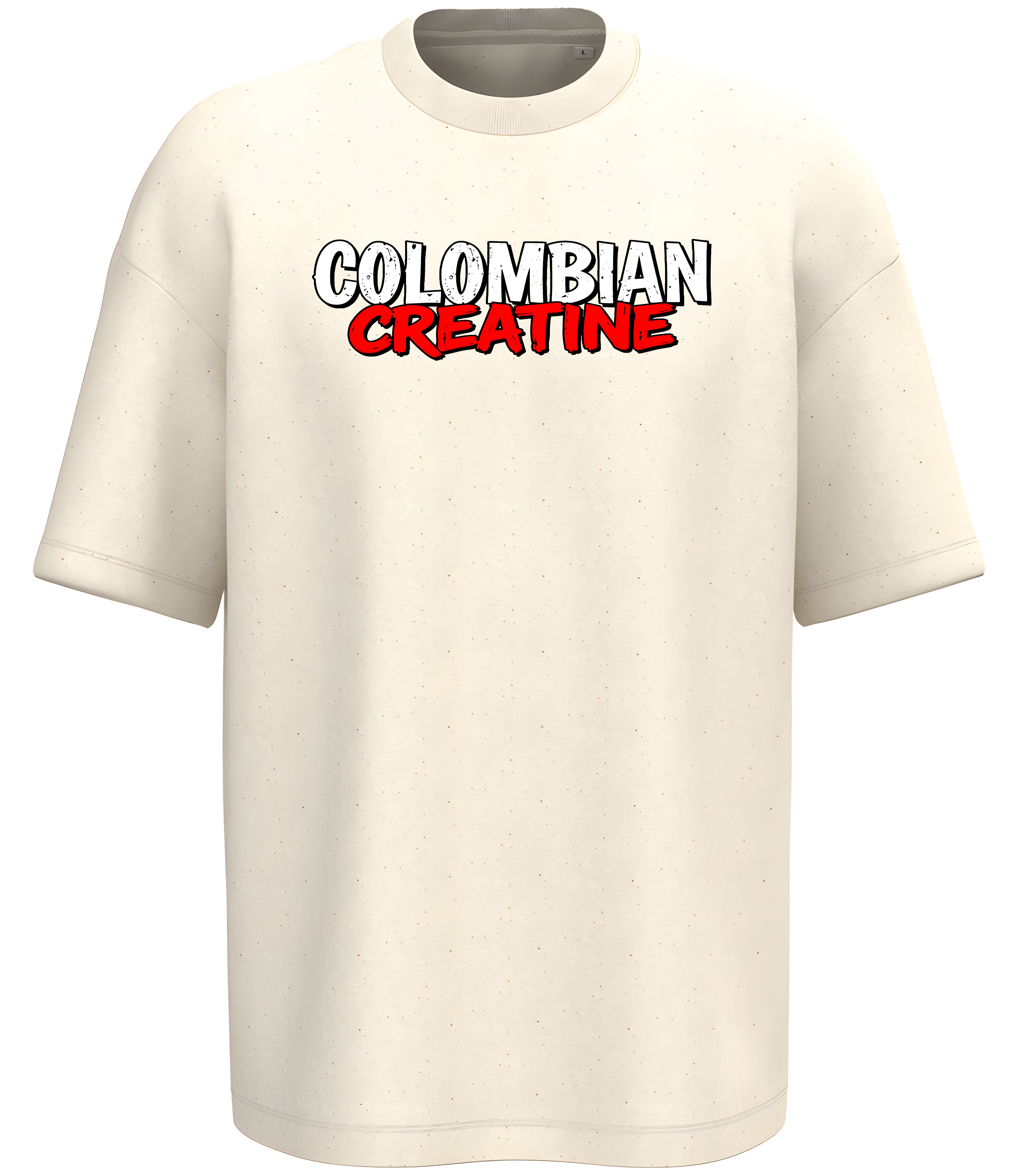 „Two-Tone Distressed” – High-Contrast Drop, Premium Vintage Comfort T-Shirt 300GSM
