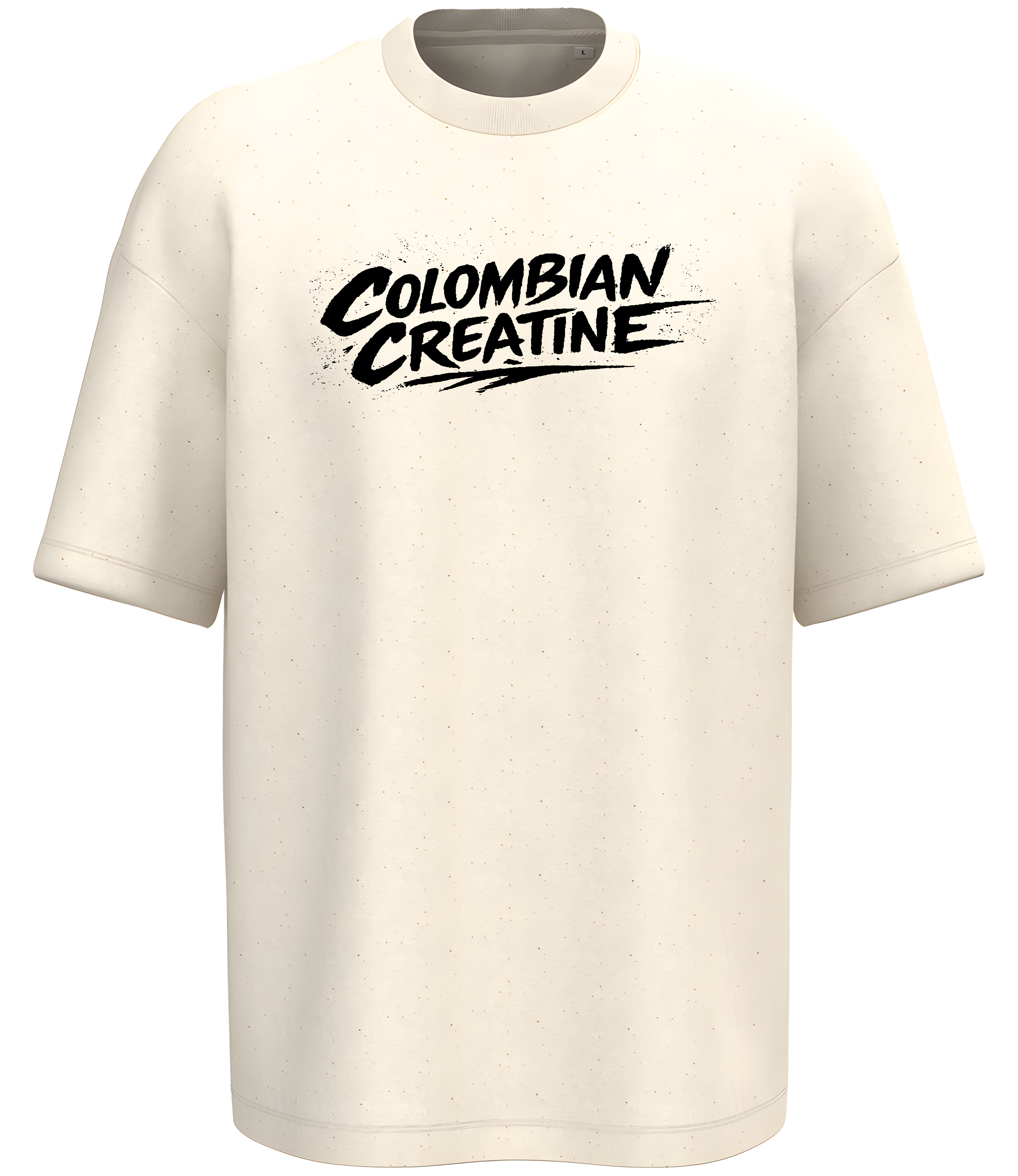 „Speed Scratch” – Dynamic Script Drop, Premium Vintage Comfort T-Shirt 300GSM