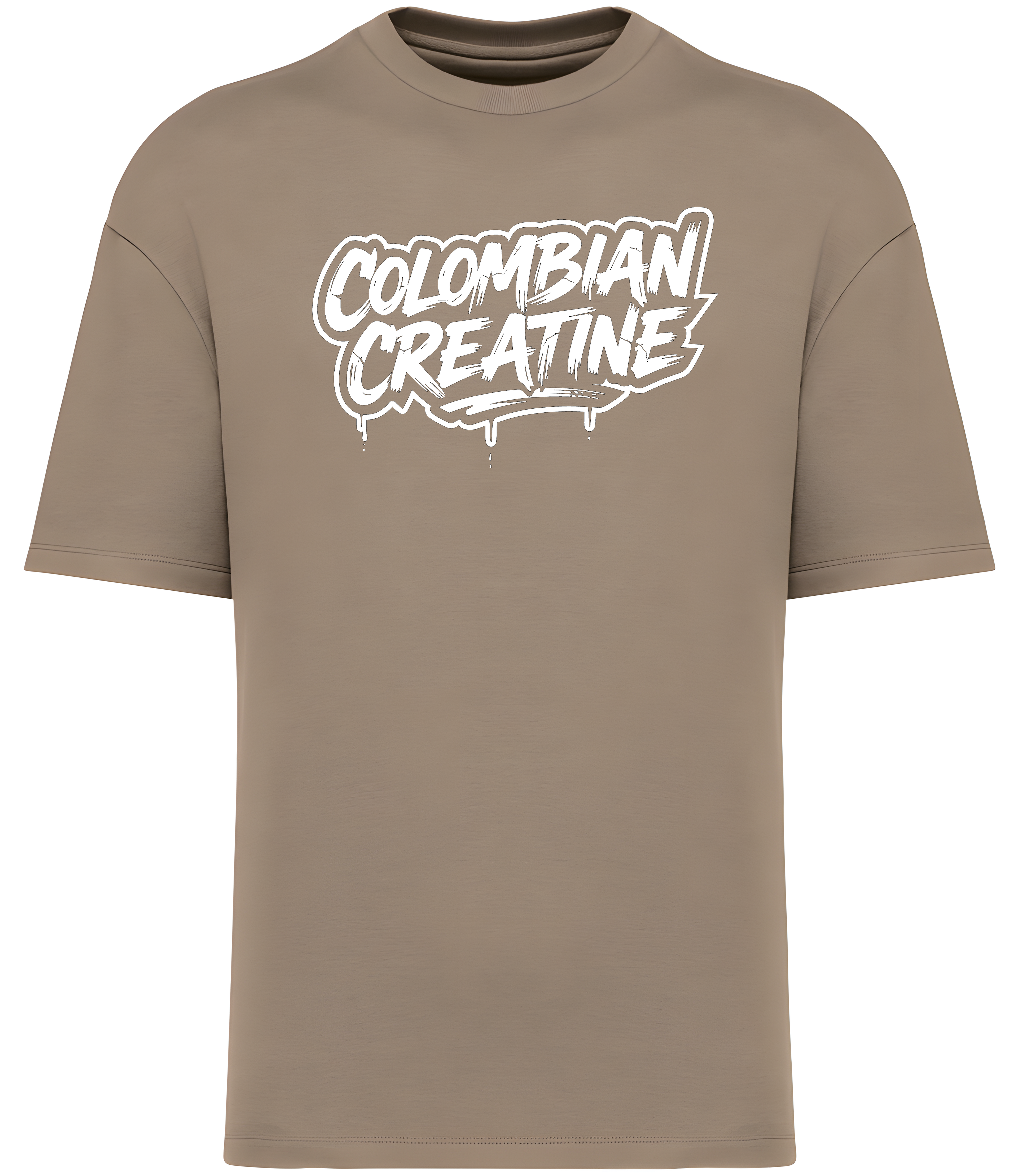 „Liquid Script” – Fluid Typography Drop, Premium Vintage Comfort T-Shirt 300GSM