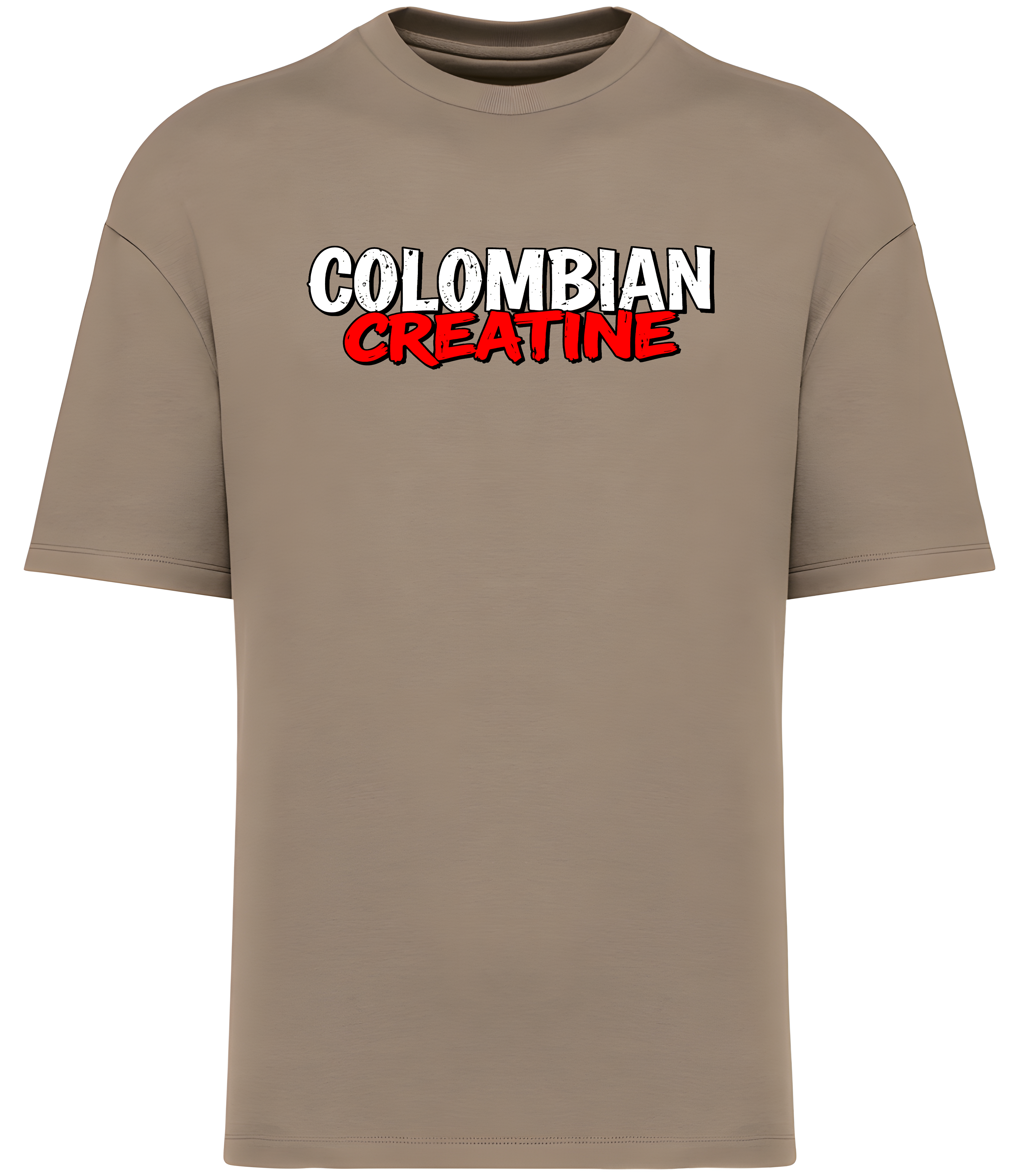 „Two-Tone Distressed” – High-Contrast Drop, Premium Vintage Comfort T-Shirt 300GSM