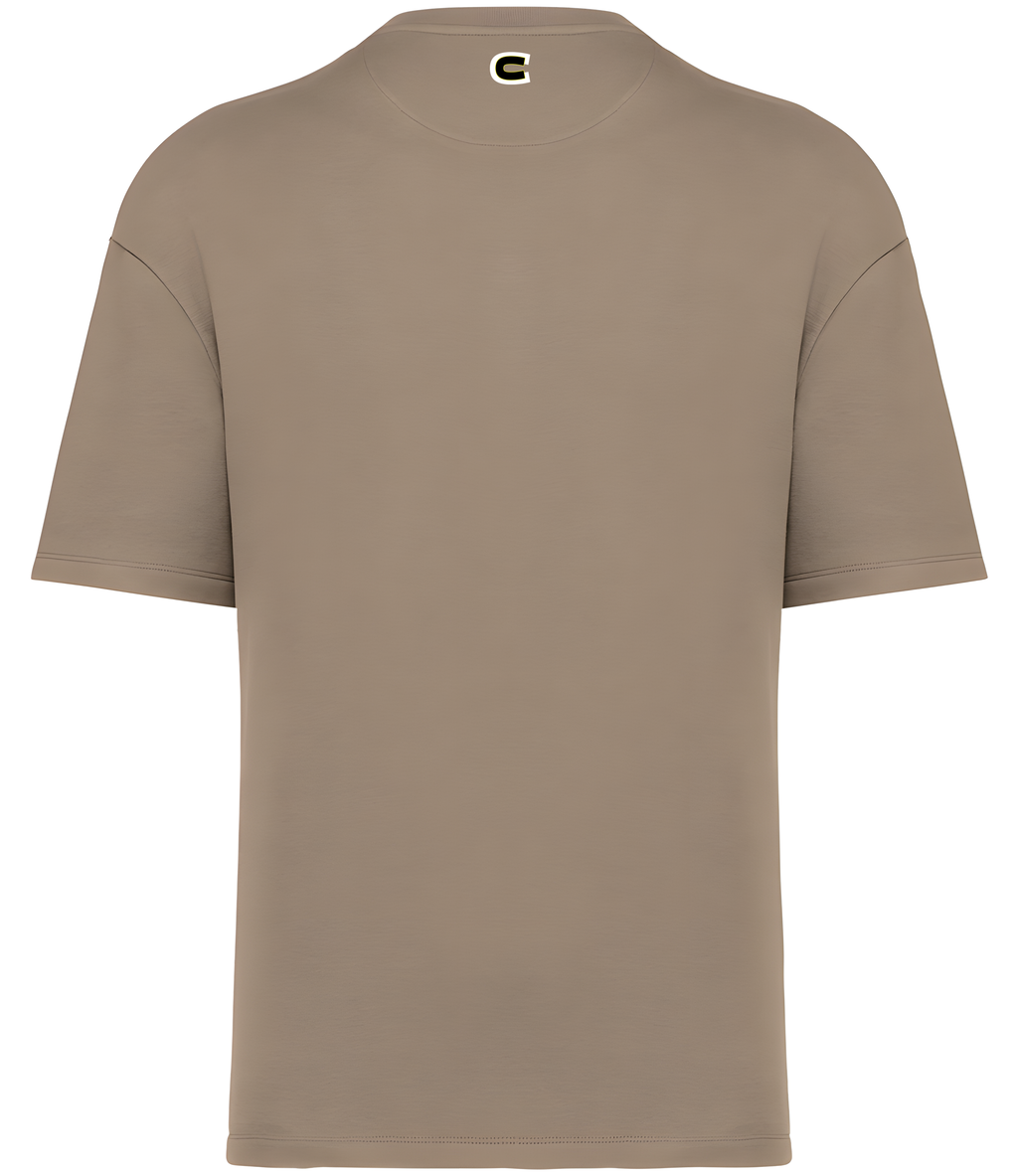 „Arch Drip” – Collegiate Graffiti Drop, Premium Vintage Comfort T-Shirt 300GSM