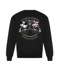 Deuda de Sangre heavyweight sweatshirt 440GSM by Colombian Creatine – dark oversized streetwear, front