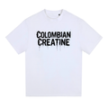 Bleach Drip heavyweight tee 300GSM by Colombian Creatine – dark oversized streetwear graphic, front